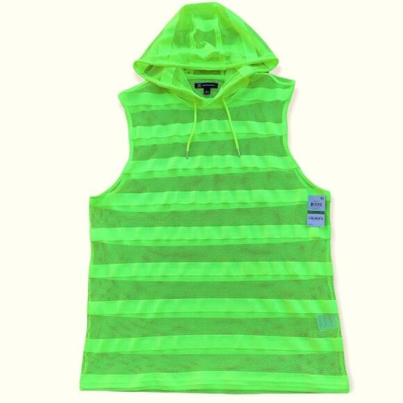 Neon Yellow INC International Concepts Bathing Suit Cover Up Size Large - Picture 5 of 6